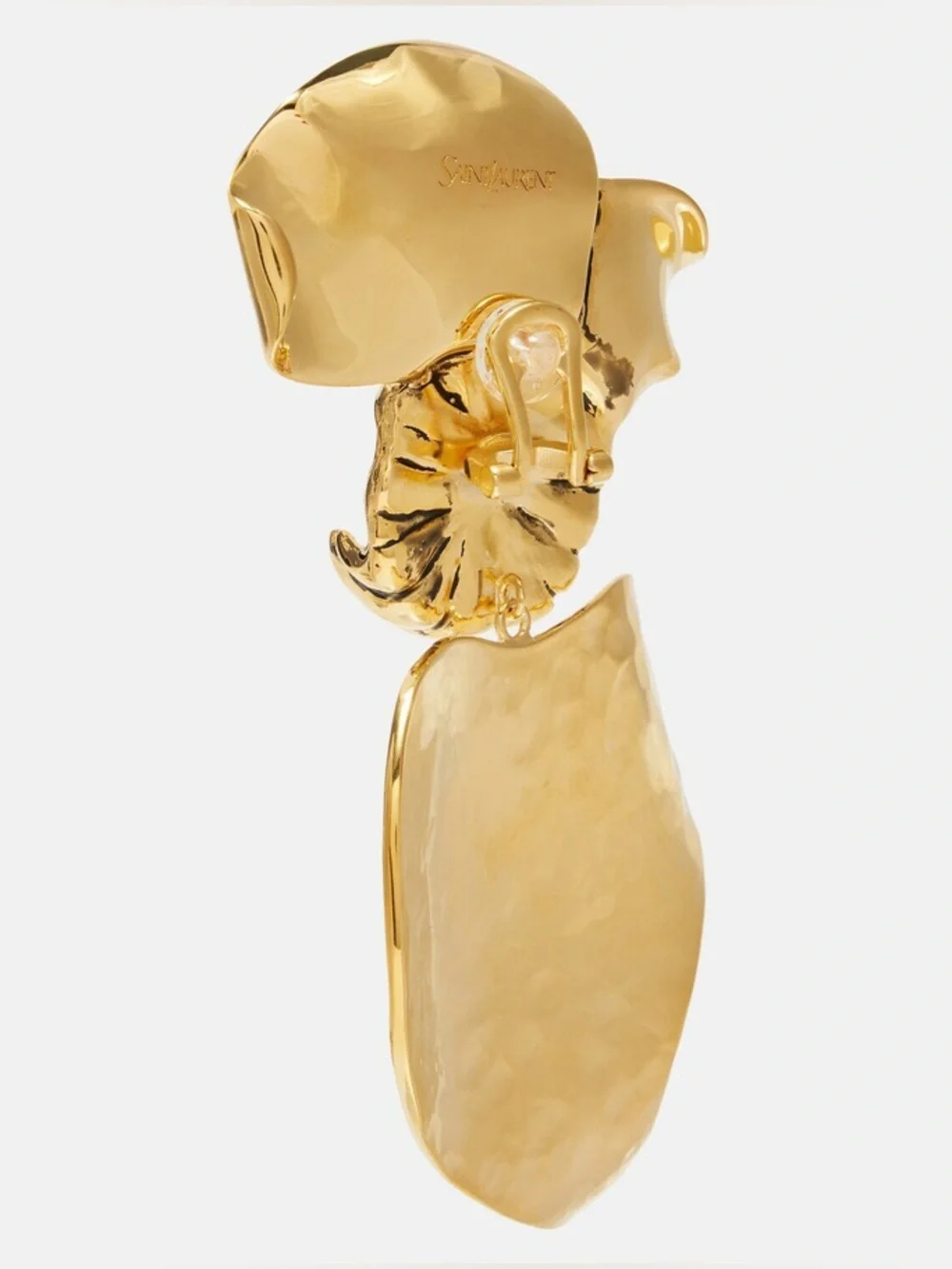 Saint Laurent Oversized Petal Earrings